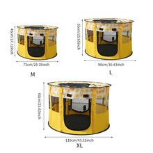 Load image into Gallery viewer, Portable Folding Pet Tent Delivery Room Round Cage For Cat Tent Playpen Puppy Kennel Easy Operation Fence Outdoor Dogs House
