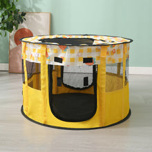 Load image into Gallery viewer, Portable Folding Pet Tent Delivery Room Round Cage For Cat Tent Playpen Puppy Kennel Easy Operation Fence Outdoor Dogs House
