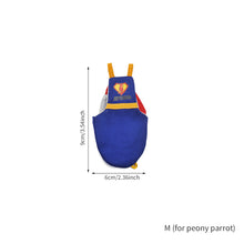 Load image into Gallery viewer, Super Hero Parrot Diaper Flight Suit Diaper Clothes Parrot Parakeet Pigeon Medium Large Pet Bird
