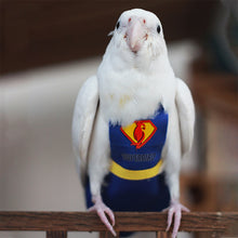Load image into Gallery viewer, Super Hero Parrot Diaper Flight Suit Diaper Clothes Parrot Parakeet Pigeon Medium Large Pet Bird
