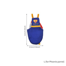 Load image into Gallery viewer, Super Hero Parrot Diaper Flight Suit Diaper Clothes Parrot Parakeet Pigeon Medium Large Pet Bird
