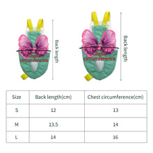 Load image into Gallery viewer, Cute Butterfly Birds Flight Suit with Bow Tie Parrot Diaper Flight Suit Diaper Clothes Parakeet Pigeon Medium Large Pet Bird
