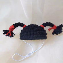 Load image into Gallery viewer, Pet Hamster Budgerigar Cockatiel Peony Parrot Bird Hat Wool Crochet Knitted Parrot Hat Small Animals Mini Hat Birds Toys

