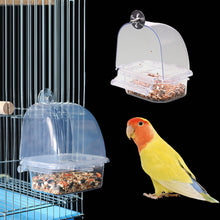 Load image into Gallery viewer, Bird Cage Feeder Parrot Birds Water Hanging Bowl Parakeet Feeder Box Pet Cage Plastic Food Container Bird Supplies
