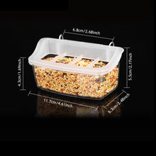 Load image into Gallery viewer, Bird Feeders Automatic Parrot Feeder Drinker Seed Food Container Cage Accessories For Small Medium Parakeets
