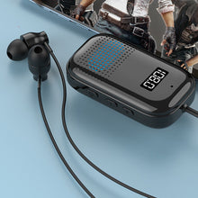 Load image into Gallery viewer, Lapel 5.4 Bluetooth Headphone Multi-Function TF Card MP3 Ultra Long Life Car FM Bluetooth Receiver Audio Adapter
