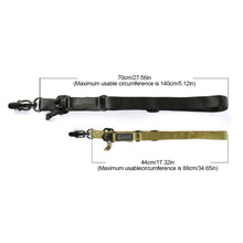 Load image into Gallery viewer, MS2 Nylon Tactical Strap Multi-Functional Single And Double Point Switch Gun Rope For QD Quick Release Buckle Outdoor CS Training Gun Strap
