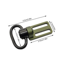Load image into Gallery viewer, 1 Inch Double Point Function Rope Transfer Single Point Function Rope Transfer Seat Portable CNC Aluminum Alloy Quick Release QD Strap Buckle
