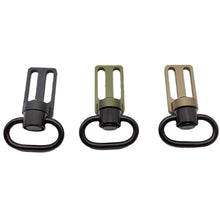 Load image into Gallery viewer, 1 Inch Double Point Function Rope Transfer Single Point Function Rope Transfer Seat Portable CNC Aluminum Alloy Quick Release QD Strap Buckle
