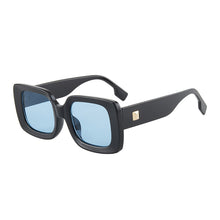 Load image into Gallery viewer, 1PC Stylish Retro Square Framed Sunglasses UV400 Ultraviolet-Proof Protection Sunglasses With Rice Nail Decoration Outdoor Cycling Travel Glasses
