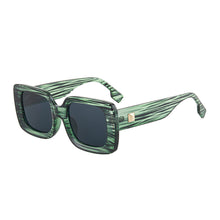 Load image into Gallery viewer, 1PC Stylish Retro Square Framed Sunglasses UV400 Ultraviolet-Proof Protection Sunglasses With Rice Nail Decoration Outdoor Cycling Travel Glasses
