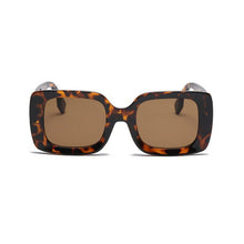 Load image into Gallery viewer, 1PC Stylish Retro Square Framed Sunglasses UV400 Ultraviolet-Proof Protection Sunglasses With Rice Nail Decoration Outdoor Cycling Travel Glasses
