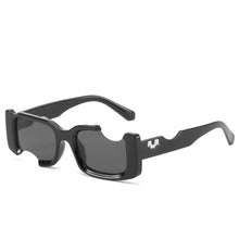 Load image into Gallery viewer, 1PC Personality Fashion Notch Broken Sense Sunglasses UV400 Outdoor Street Shooting Runway Sunblock Sunglasses
