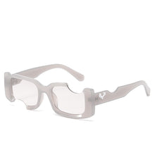 Load image into Gallery viewer, 1PC Personality Fashion Notch Broken Sense Sunglasses UV400 Outdoor Street Shooting Runway Sunblock Sunglasses
