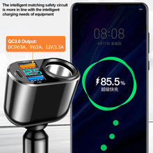 Load image into Gallery viewer, 22.5W/PD30W/PD30W+66W Car Charger Fast Charging Lighter Splitter Type-C PD QC3.0 USB Port Universal For Phone Camera Dashcam Fan
