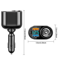 Load image into Gallery viewer, 22.5W/PD30W/PD30W+66W Car Charger Fast Charging Lighter Splitter Type-C PD QC3.0 USB Port Universal For Phone Camera Dashcam Fan
