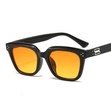 Load image into Gallery viewer, 1Pc Unisex Retro Square Sun Glasses Korean Female Wild Sunglasses Colored Lenses Couple Sunglasses
