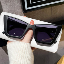 Load image into Gallery viewer, 1Pcs Square Sunglasses Woman Black Cat Eye Designer UV400 Sun Glasses Female Travel Driver Gradient Fashion
