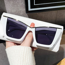 Load image into Gallery viewer, 1Pcs Square Sunglasses Woman Black Cat Eye Designer UV400 Sun Glasses Female Travel Driver Gradient Fashion
