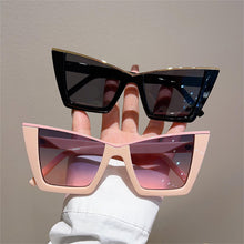 Load image into Gallery viewer, 1Pcs Square Sunglasses Woman Black Cat Eye Designer UV400 Sun Glasses Female Travel Driver Gradient Fashion
