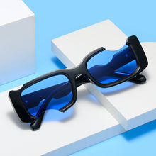 Load image into Gallery viewer, 1Pcs Retro Broken Frame Sunglasses Unisex Luxury Sun Glasses Men Fashion Rectangle Jelly Sunglasses with Metal Hinges UV400
