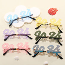 Load image into Gallery viewer, 1Pcs Luxury Frameless 2024 Shape Rimless Fashion Sunglasses Narrow Sunglasses UV 400 Streetwear Trending Eyewear
