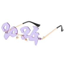 Load image into Gallery viewer, 1Pcs Luxury Frameless 2024 Shape Rimless Fashion Sunglasses Narrow Sunglasses UV 400 Streetwear Trending Eyewear
