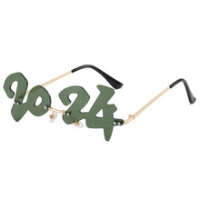 Load image into Gallery viewer, 1Pcs Luxury Frameless 2024 Shape Rimless Fashion Sunglasses Narrow Sunglasses UV 400 Streetwear Trending Eyewear
