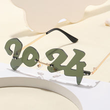 Load image into Gallery viewer, 1Pcs Luxury Frameless 2024 Shape Rimless Fashion Sunglasses Narrow Sunglasses UV 400 Streetwear Trending Eyewear
