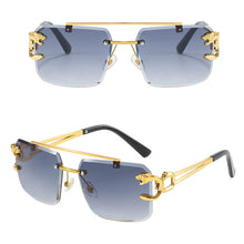 Load image into Gallery viewer, 1Pcs Vintage Rimless Sunglasses for Men Steampunk Sunglasses Retro Women Punk Fashion Glasses Retro Shades
