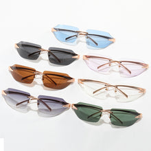 Load image into Gallery viewer, 1Pcs Fashion Rimless Sunglasses Men Women Populare Frameless Sun Glasses Male Female Classic Small Square Summer Traveling Shades
