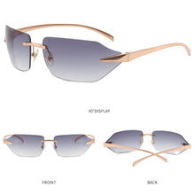 Load image into Gallery viewer, 1Pcs Fashion Rimless Sunglasses Men Women Populare Frameless Sun Glasses Male Female Classic Small Square Summer Traveling Shades
