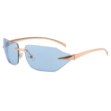 Load image into Gallery viewer, 1Pcs Fashion Rimless Sunglasses Men Women Populare Frameless Sun Glasses Male Female Classic Small Square Summer Traveling Shades
