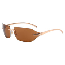Load image into Gallery viewer, 1Pcs Fashion Rimless Sunglasses Men Women Populare Frameless Sun Glasses Male Female Classic Small Square Summer Traveling Shades
