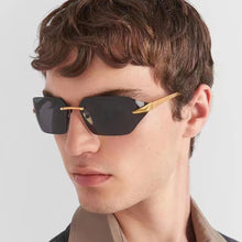 Load image into Gallery viewer, 1Pcs Fashion Rimless Sunglasses Men Women Populare Frameless Sun Glasses Male Female Classic Small Square Summer Traveling Shades
