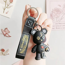 Load image into Gallery viewer, Lovely Cartoon Mechanical Bear Car Key Chain Pendant Bag Pendant Keychain Delicate Simple Key Chain for Girls Couple Gifts
