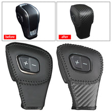 Load image into Gallery viewer, Car Gear Leather Interior Gear Shift Knob Head Cover Leather LHD Sticker Accessories for Ford Everest Ranger Review 2020 - 2023
