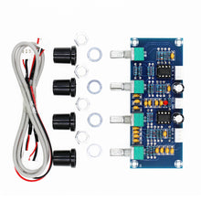 Load image into Gallery viewer, XH-A901 NE5532 DC12V-24V Tone Board preamp Pre-amp With Treble Bass Volume Adjustment Pre-amplifier Tone Controller Amplifier Board

