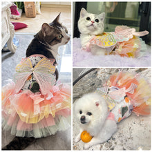 Load image into Gallery viewer, Cat Dog Princess Dress Clothes Rabbit Bunny Kitten Butterfly Costume Schnauzer Chihuahua Puppy Summer Sweet Mesh Dress
