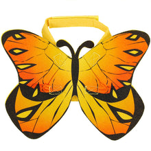 Load image into Gallery viewer, Cat Dog Colorful Butterfly Cosplay Costume Wings Halloween Pet Cloth Wing Costume Soft Comfortable Festival Clothes for Cat

