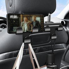 Load image into Gallery viewer, Multifunctional Car Interior Seat Back Hook Double Head Phone Hanger Headrest Hanging Bag Storage Hanger Accessories
