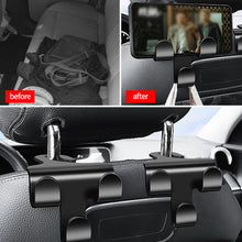 Load image into Gallery viewer, Multifunctional Car Interior Seat Back Hook Double Head Phone Hanger Headrest Hanging Bag Storage Hanger Accessories
