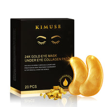 Load image into Gallery viewer, 1pc/20pcs 24K Gold Eye Mask Collagen Gold Eye Mask Anti Dark Circles Wrinkle Eye Care and Collagen Moisturing Nourishing Lip Mask
