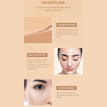 Load image into Gallery viewer, 3-Color Concealer Palette Foundation Cream Full Coverage Suit for All Skin Face Makeup Cover Dark Circles Acne Pores Cream
