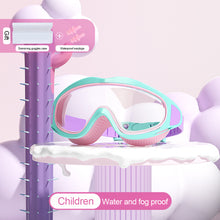 Load image into Gallery viewer, Children's Large Frame HD Swimming Glasses Professional Waterproof And Anti-Fog Diving Goggles Swimming Equipment For 2-16 Years Old
