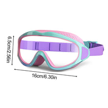Load image into Gallery viewer, Children's Large Frame HD Swimming Glasses Professional Waterproof And Anti-Fog Diving Goggles Swimming Equipment For 2-16 Years Old
