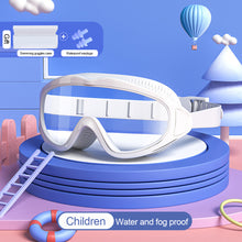 Load image into Gallery viewer, Children's Large Frame HD Swimming Glasses Professional Waterproof And Anti-Fog Diving Goggles Swimming Equipment For 2-16 Years Old
