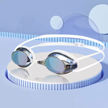 Load image into Gallery viewer, Adult Professional Competition Training Goggles High-Definition Transparent Waterproof Anti-Fog Electroplated Myopia Swimming Goggles
