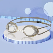 Load image into Gallery viewer, Adult Professional Competition Training Goggles High-Definition Transparent Waterproof Anti-Fog Electroplated Myopia Swimming Goggles
