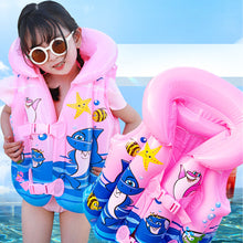 Load image into Gallery viewer, Seaworld Thickened Children's Life Jacket PVC Inflatable Buoyancy Swimsuit Swimming Survival Kit For Beginners
